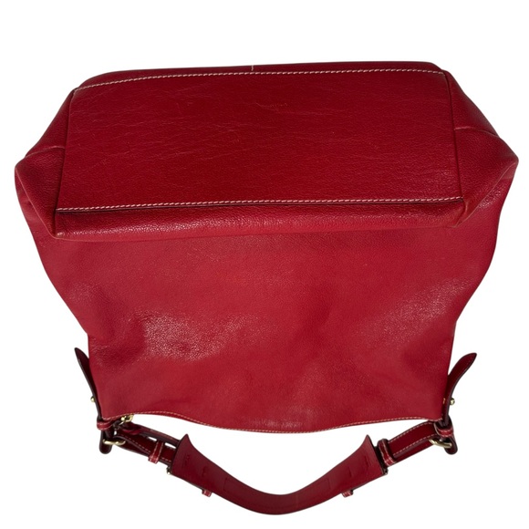 Dooney & Bourke Red Leather Dillen Pocket Hobo - Picture 12 of 16